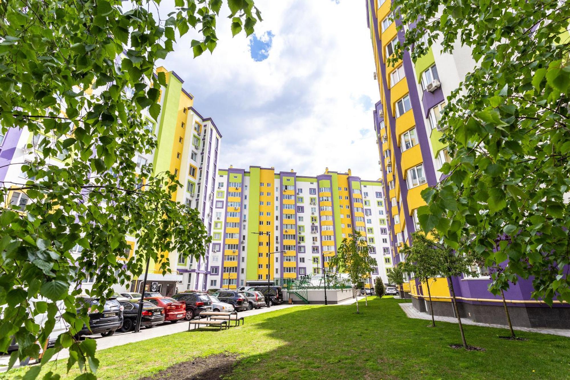 093 Квартира в новом комплексе, рядом с Кольцевой. Київ Екстер'єр фото
